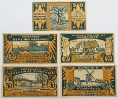 GERMANY NOTGELD LOT HUSBYHOLZ 6 PC #alb017 1007 - Andere & Zonder Classificatie