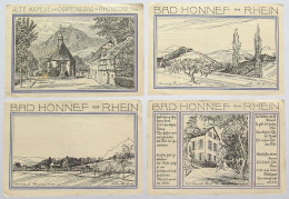 GERMANY NOTGELD LOT BAD HONNEF AM RHEIN 5 PC #alb017 1005 - Other & Unclassified