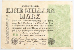 GERMANY MILLION MARK 1923 #alb066 0583 - Andere & Zonder Classificatie