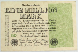 GERMANY MILLION MARK 1923 #alb066 0573 - Sonstige & Ohne Zuordnung