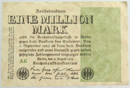 GERMANY MILLION MARK 1923 #alb066 0569 - Andere & Zonder Classificatie