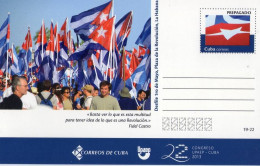 Lote TP19, Cuba, 2013, Entero Postal, Postal Stationary, Upaep, 19-22, Desfile Del 1ro De Mayo, Plaza De La Revolucion - Tarjetas – Máxima