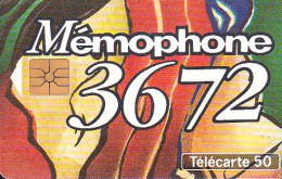 F427A - 09/1993 - MÉMOPHONE DUO - 50 GEM1A ( Verso : 2ème Logo Moreno) - 1993