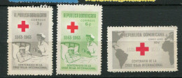 Dominicaine * 600/601 - PA 165 - Centenaire De La Croix-Rouge - Dominicaine (République)