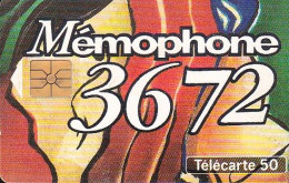 F427A - 09/1993 - MÉMOPHONE DUO - 50 GEM1A ( Verso : 2ème Logo Moreno Et Bord Droit Bande Foncé) - 1993