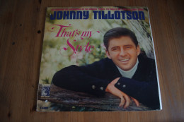 JOHNNY TILLOTSON THAT'S MY STYLE RARE LP AMERICAIN ORIGINAL 1965 COUNTRY - Country & Folk