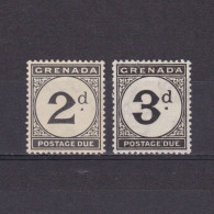 GRENADA 1921, SG #D13-D14, Part Set, Postage Due, MH - Grenada (...-1974)