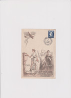 CP CENTENAIRE DU TIMBRE - POSTE FRANCAIS  1849 . 1949 - Other & Unclassified