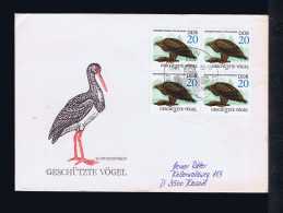 Sp10143 DDR Birds Oiseaux Animals Faune Eagles Mailed Kassel - Aigles & Rapaces Diurnes