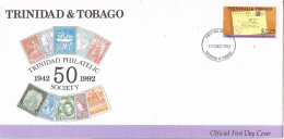 52429. Carta F.D.C. TRINIDAD Y TOBAGO 1992. 50 Anniversary Society Philatelique - Trinidad & Tobago (1962-...)