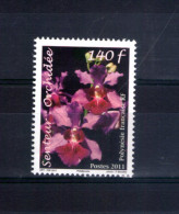 Polynésie Française. Senteur. L'orchidée. 2011 - Neufs