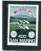 SAN MARINO - 1985   400 L  GAMES  MINT NH - Unused Stamps