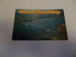 DELAWARE MEMORIAL BRIDGE WILMINGTON DELAWARE ( USA ETATS UNIS ) VUE GENERALE 1967  2 BEAUX TIMBRES - Sonstige & Ohne Zuordnung