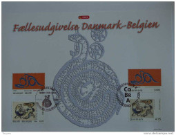 België Belgique Belgium Denemarken Danmark Danemark 2006 Herdenkingskaart Carte Souvenir CoBrA Alechinsky Jorn 3563HK - Herdenkingskaarten - Gezamelijke Uitgaven [HK]