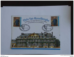België Belgique Belgium Luxembourg Lëtzebuerg 1996 Herdenkingskaart Carte Souvenir Théo Van Rysselberghe Peintre 2627HK - Souvenir Cards - Joint Issues [HK]
