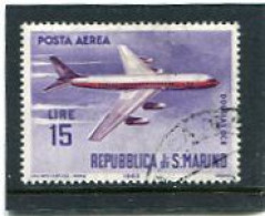 SAN MARINO - 1963  15 L   DOUGLAS DC8  FINE USED - Used Stamps