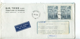 ITALIE - Affranchissement Sur Lettre Pour La France - Basilique St Nicolas - 1981-90: Marcophilie