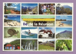 1318- CPM - ILE DE LA REUNION - Panorama : St Denis, Dos D'Ane, St Paul, Maïdo, Boucan-Canot, St Gilles.. - 1 - Reunión