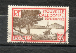 Nlle CALEDONIE N° 145  OBLITERE COTE 0.75€   BAIE BATEAUX - Used Stamps