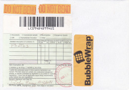 CUSTOM DUTY FORM ON COVER, 2014, USA - Brieven En Documenten