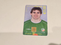 IRELAND-(IE-EIR-S-0120)-sport- Kevin Kilbane-(12)-(7.00€-plus 1€ Free)-(01/2000)-used Card+1card Prepiad Free - Irland