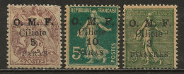 CILICIE: *, N° YT 89, 90 Et 93, Ch., TB - Unused Stamps