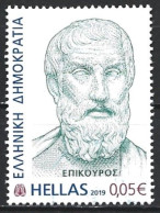 Greece 2019. Scott #2878 (U) Epicurus (341-270 B.C.), Philosopher - Gebruikt