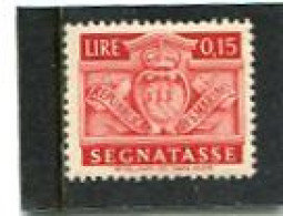 SAN MARINO - 1945   POSTAGE DUE   15c  MINT NH - Timbres-taxe