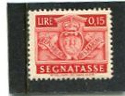 SAN MARINO - 1945   POSTAGE DUE   15c  MINT NH - Strafport