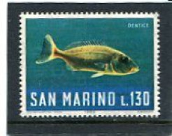 SAN MARINO - 1966   130 L  MARINE LIFE  MINT NH - Neufs