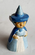 Figurine Ancienne Jim Walt Disney La Belle Au Bois Dormant Pimprenelle La Fee Bleue  Avec Ses Ailes Amovibles - Disney