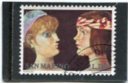 SAN MARINO - 1975  150 L  WOMAN  FINE USED - Used Stamps
