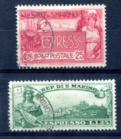 Saint Marin     Express  1 Et 7  Oblitérés - Express Letter Stamps