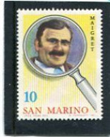 SAN MARINO - 1979   10 L  MAIGRET  FINE USED - Gebruikt