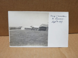 LEMMES (55) Carte Photo Guerre 1914-18 Camp D'aviation - Andere & Zonder Classificatie