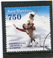 SAN MARINO - 1994   750 L   SKATING  EX MS  FINE USED - Used Stamps