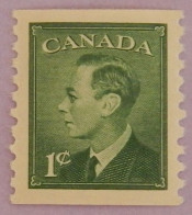 CANADA YT 236aA NEUF*MH "GEORGE VI" ANNÉES 1949/1951 DENTELE VERTICALE 9.5 - Neufs