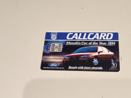 IRELAND-(IE-EIR-S-?)-MONDEO CAR OTHE YEAR-1994-FORD-(15)-(20units)-(?)-used Card+1card Prepiad Free - Irland