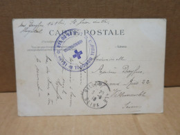 SAINT JEAN DU VAR (83) Cachet Militaire Guerre 1914-18 Hopital Municipal N°161bis - Other & Unclassified