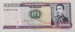 BOLIVIA 10000 PESOS 1984 TOP #alb016 0509 - Bolivien