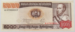 BOLIVIA 5000 PESOS 1984 TOP #alb016 0507 - Bolivië