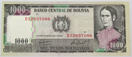 BOLIVIA 1000 BOLIVIANOS 1982 TOP #alb016 0563 - Bolivië
