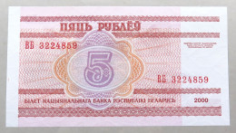 BELARUS 5 ROUBLES 2000 TOP #alb052 0107 - Belarus