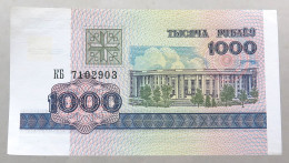 BELARUS 1000 ROUBLES 1998 TOP #alb050 0801 - Belarus