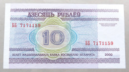 BELARUS 10 ROUBLES 2000 TOP #alb052 0103 - Bielorussia