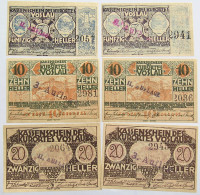 AUSTRIA NOTGELD VOSLAU 6PC #alb012 0293 - Autriche