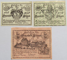 AUSTRIA NOTGELD STEEGEN 3PC #alb012 0339 - Autriche