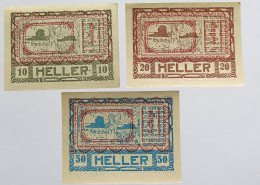 AUSTRIA NOTGELD SINDELBURG 3PC #alb012 0259 - Oesterreich