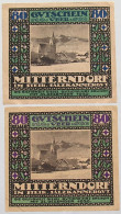 AUSTRIA NOTGELD NOTGELD MITTERNDORF 80 80 HELLER #alb010 0197 - Autriche