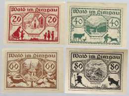 AUSTRIA NOTGELD PINZGAU 4PC #alb012 0269 - Autriche